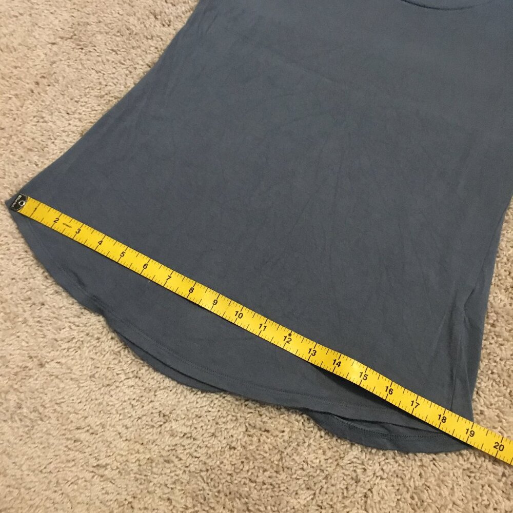 Denver Hayes Blue Steel Grey Relaxed Rayon Tee Size - XS Indie Sleaze - Picture 10 of 13